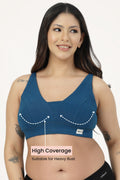 Sera Broad-Rib Bra - Airforce