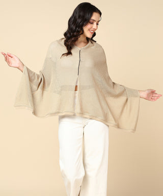 Beige Honeycomb Feeding & Nursing Cover - House Of Zelena™