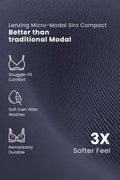 247 (Upgraded) Modal Padded Maternity Feeding Bra - Future Dusk