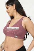 Natural Shape Wide Rib Bra - Blush