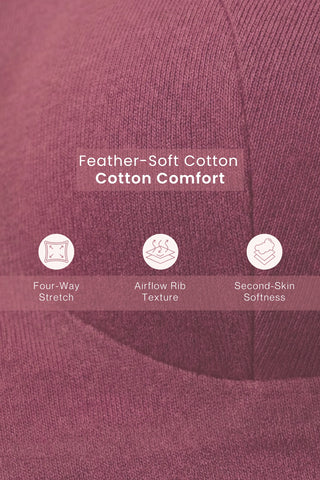 SecureFit Cotton Non-Padded Feeding Bra - Blush
