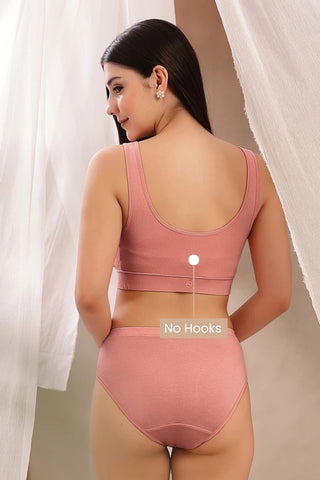 Onion Front-Open Bra; suitable for wearing in the initial postpartum recovery period.
