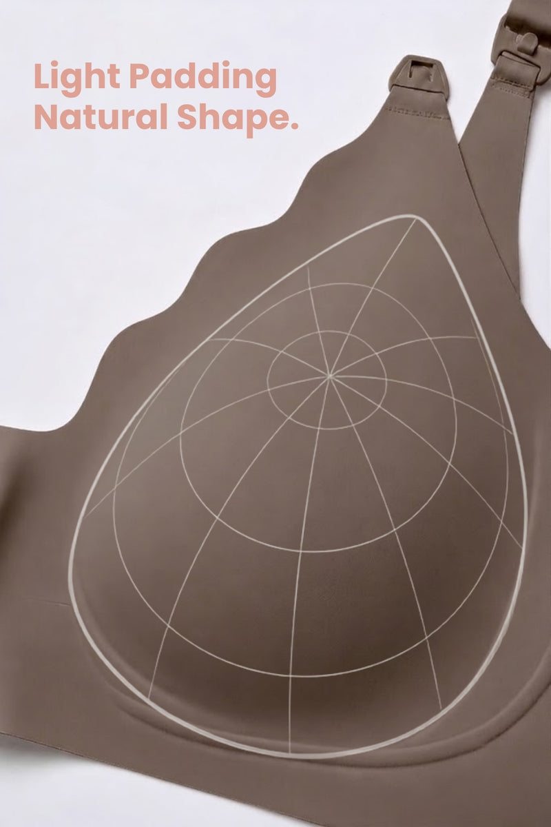 Sculpt & Lift Scallop Nursing Bra - Chrome