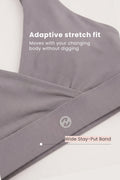 247 Extra Support Cotton Feeding Bra with Adjuster - Melange Anthrea