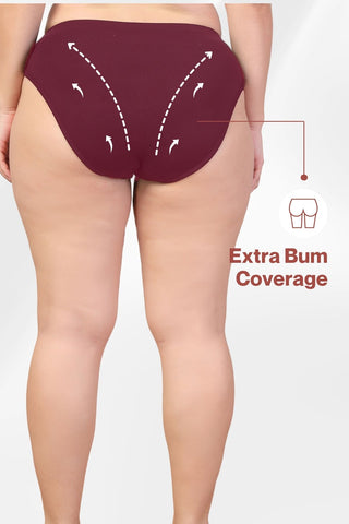 247 Maroon Maternity Panty