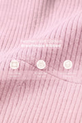 Riva Fine-Rib Cotton Feeding Bra - Baby Pink