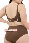 Riva Fine-Rib Cotton Feeding Bra - Mocha