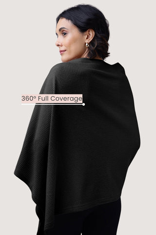 Amara Nursing Cover - Black