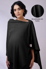 Elena Nursing Cover - Black