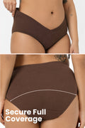 Modal C-Section Panty - Brown