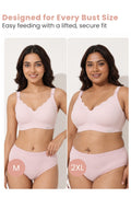Sculpt & Lift Scallop Nursing Bra - Blush