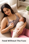 Riva Fine-Rib Cotton Feeding Bra - Dark Skin