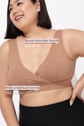 EasyMove non-padded Cotton Yoga Bra - Honey