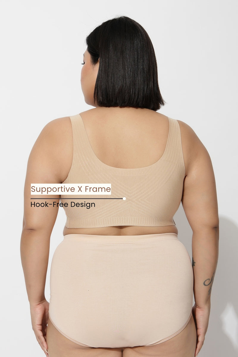 Sculpt & Lift Wave Edition Bra - Champagne