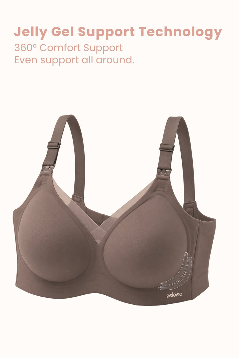 Sculpt & Lift Powermesh Nursing Bra - Chrome