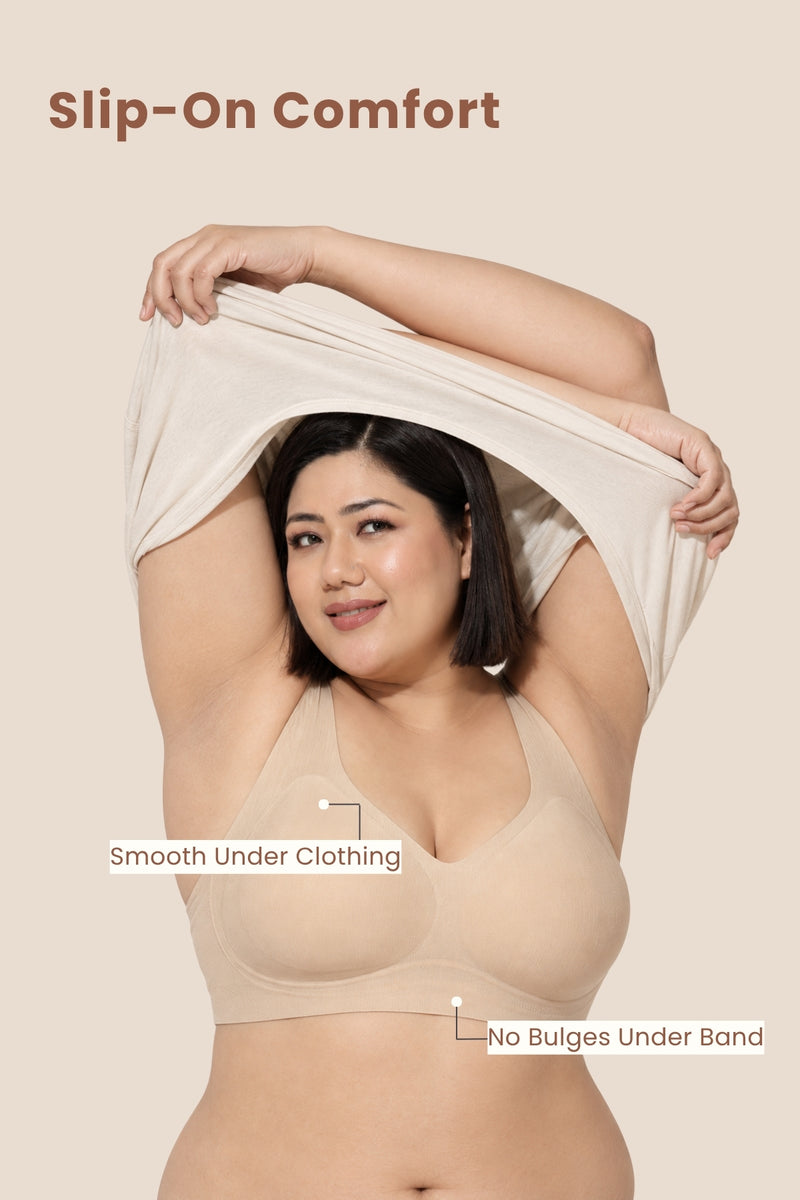Sculpt & Lift Wave Edition Bra - Champagne
