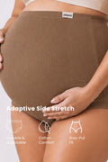 Pregnancy Panty – Over-the-Belly (Rib Textured) - Honey