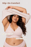 Sculpt & Lift Scallop Nursing Bra - Blush