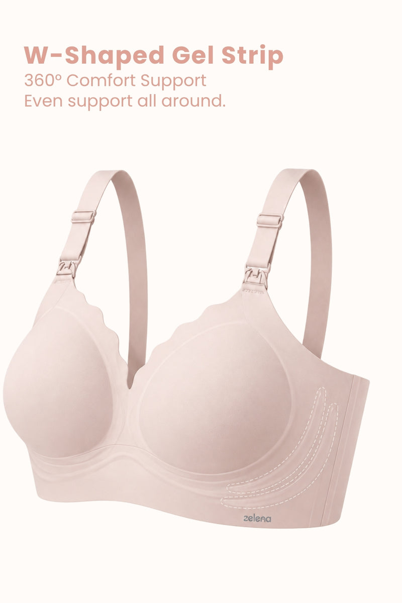 Sculpt & Lift Scallop Nursing Bra - Blush