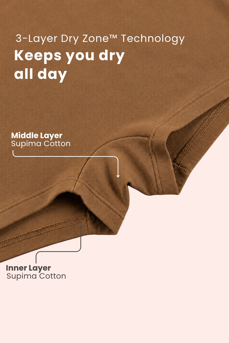 Pregnancy Panty – Over-the-Belly (Rib Textured) - Honey