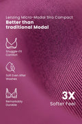 247 (Upgraded) Modal Padded Maternity Feeding Bra - Fuchsia