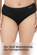 The Invisible Panty (Modal | Mid Rise | Black)