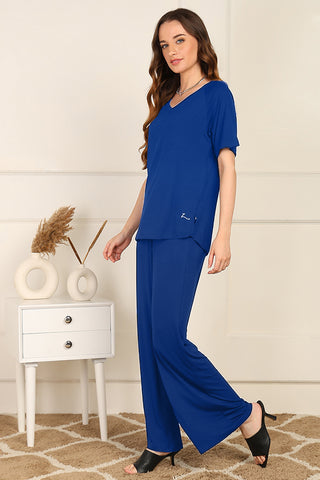 Blue Maternity Pajama Set - House Of Zelena™