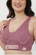 Sera Broad-Rib Bra - Blush