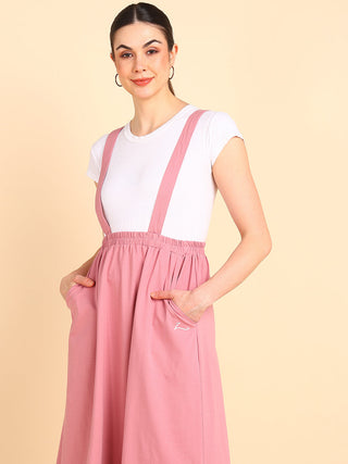 Pretty Pink Jersey Skirt; soft material provides a smooth fit and does not cling to the body.