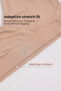247 (Upgraded) Modal Padded Maternity Feeding Bra - Nude Almond