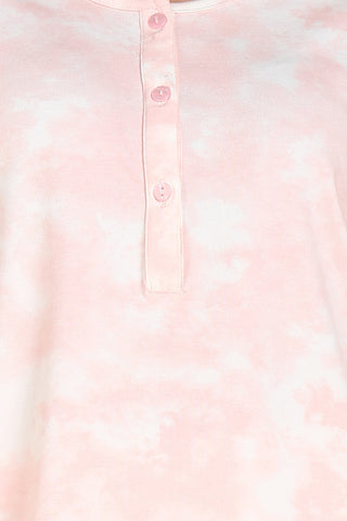 Rainbow Pink 100% Soft Cotton Zipless Maternity Feeding Top