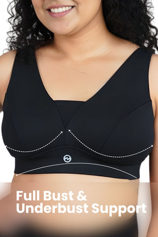 Natural Shape Modal Bra Pack of 3 - (Light Skin, Coral & Black)