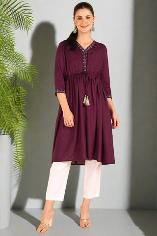 https://houseofzelena.com/collections/feeding-kurtis/products/wine-red-maternity-feeding-kurti