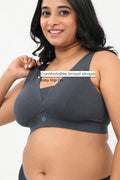 Natural Shape Modal Bra - Steel Grey