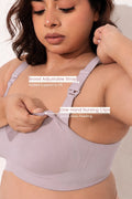 Sculpt & Lift Powermesh Nursing Bra - Lavender