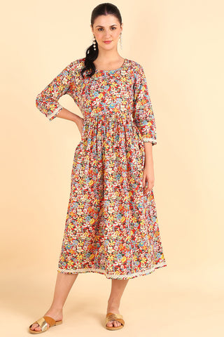 Bloom Anarkali Feeding Kurti