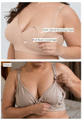 Lira Ribbed Cotton Nursing Padded Bra - Butter