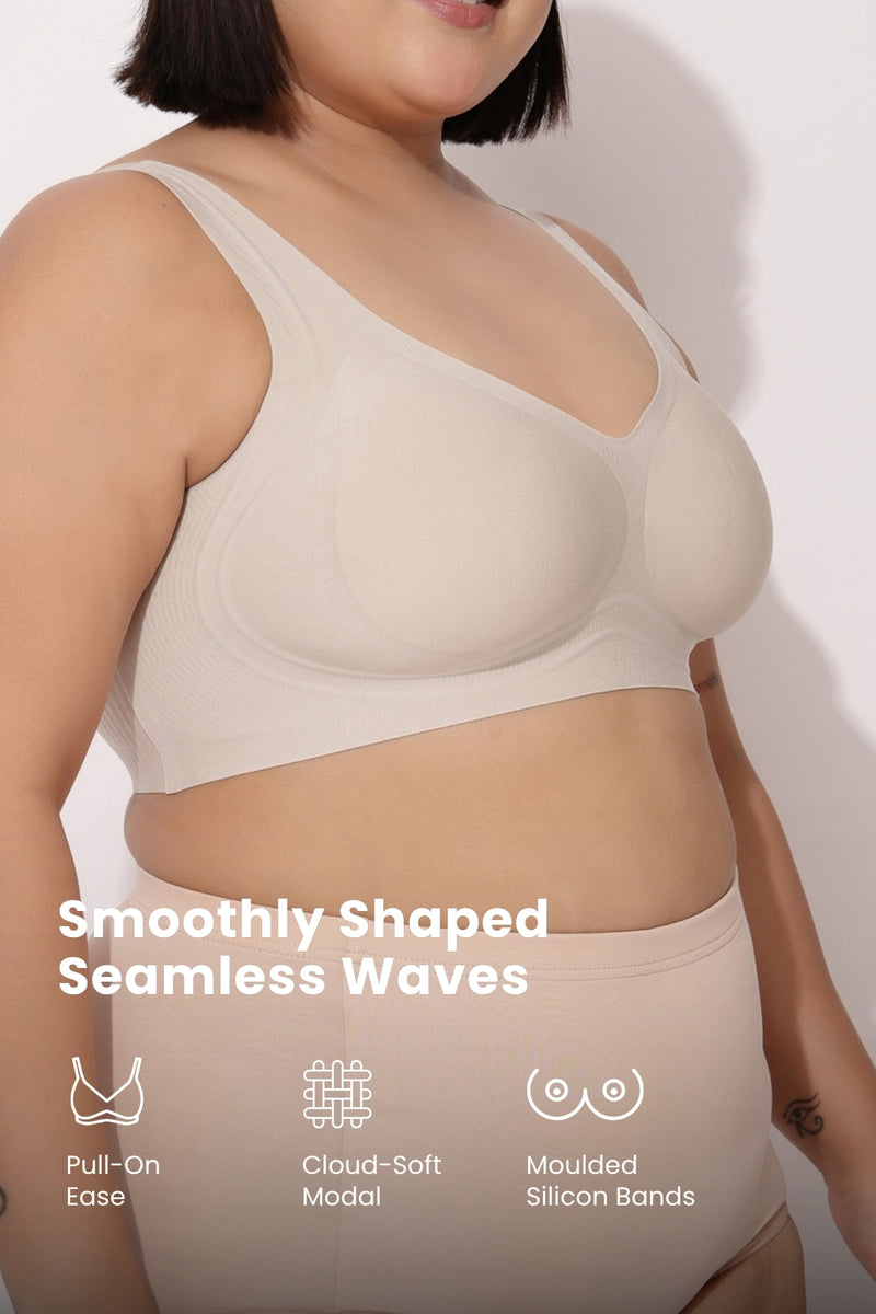 Sculpt & Lift Wave Edition Bra - Ivory