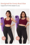 Sculpt & Lift Cotton Sports Bra - Wine