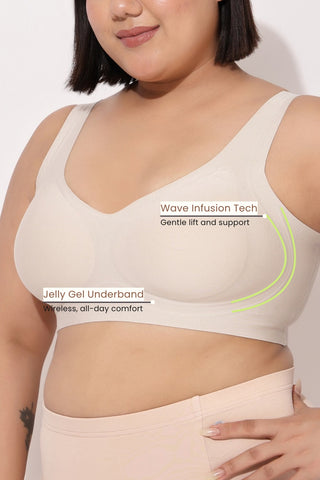 Sculpt & Lift Wave Edition Bra - Ivory