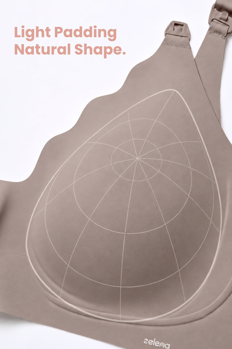Sculpt & Lift Scallop Nursing Bra - Chrome