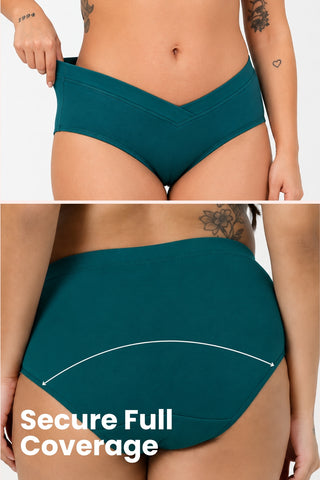 Modal C-Section Panty - Medium Teal