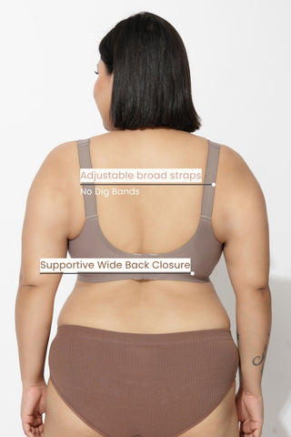 Sculpt & Lift Scallop Nursing Bra - Chrome