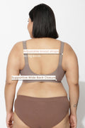 Sculpt & Lift Scallop Nursing Bra - Chrome