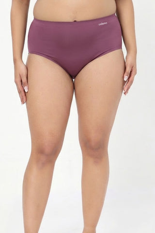 Cotton Bonded High-Rise Hipster - Onion