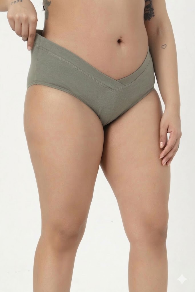 Modal C-Section Panty - Sage Green