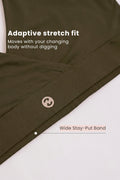 247 (Upgraded) Army Green Modal Padded Maternity Feeding Bra