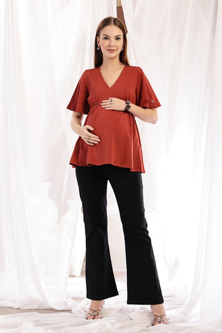 Rust Top sleeve cuff; provides arm coverage for various climates.