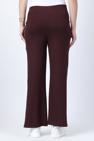 Dark Chocolate Pants pocket; functional pockets store keys and small items securely.