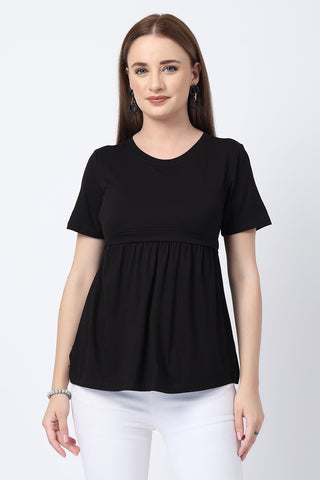 https://houseofzelena.com/collections/feeding-tops/products/black-maternity-zipless-feeding-gathered-top